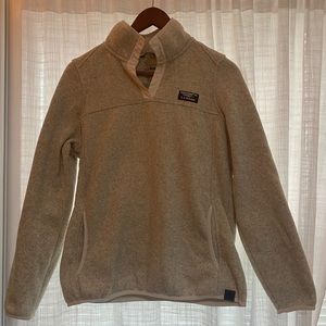 LL Bean fleece pullover